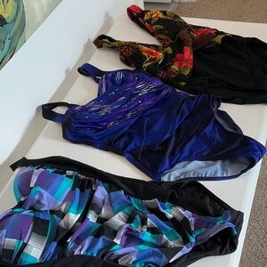 Ladies size 12 one piece swimsuits